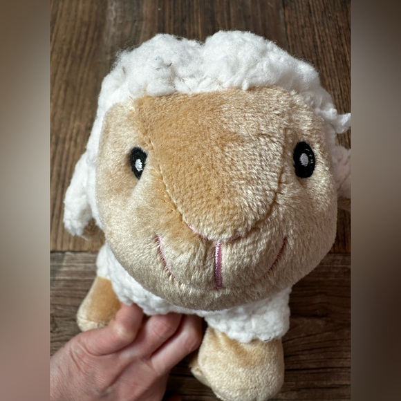 Kellytoy Plush Sheep in White and Brown - Picture 2 of 4